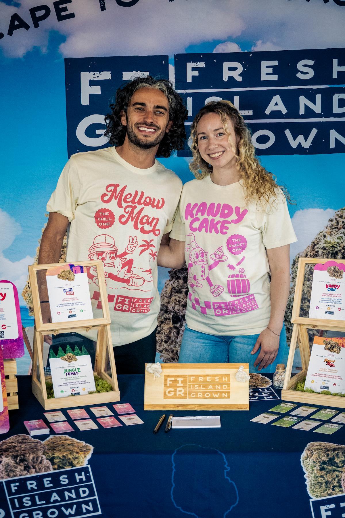 FIGR Fresh Island Grown booth on the LP Showcase floor